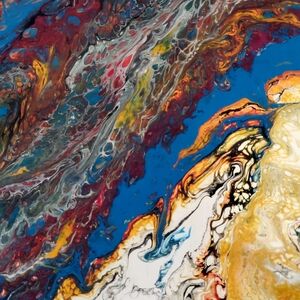 Abstract Multicolor Canvas Art